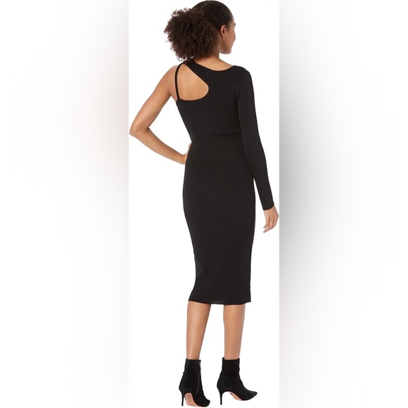 MOON RIVER Cutout Fitted Midi Sweater Dress - Picture 2 of 3
